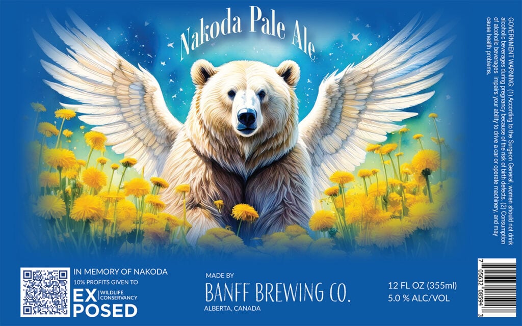 Nakoda Beer Label