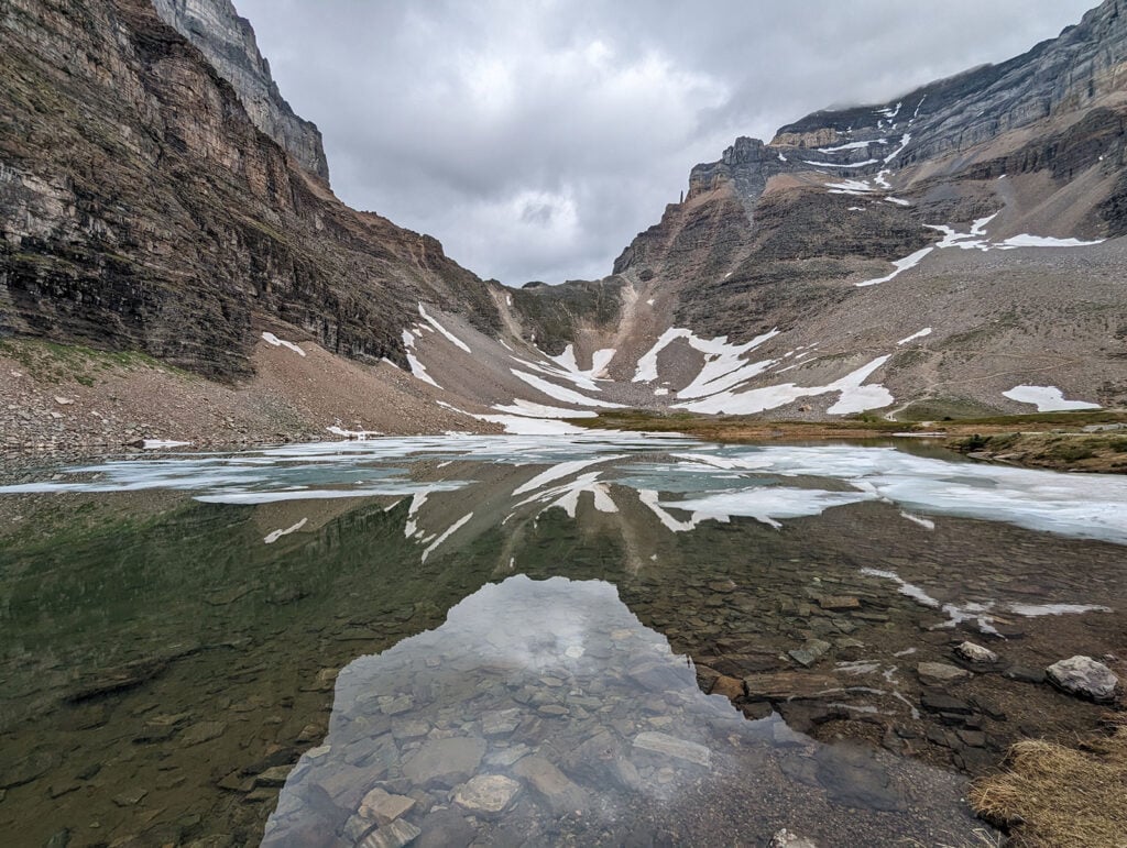 Minnestimma lake in the Canadian Rockies